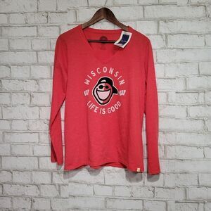 NWT Life Is Good WI long sleeve tee